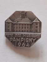 Insigne  Fête des Musiques Pampigny 1964