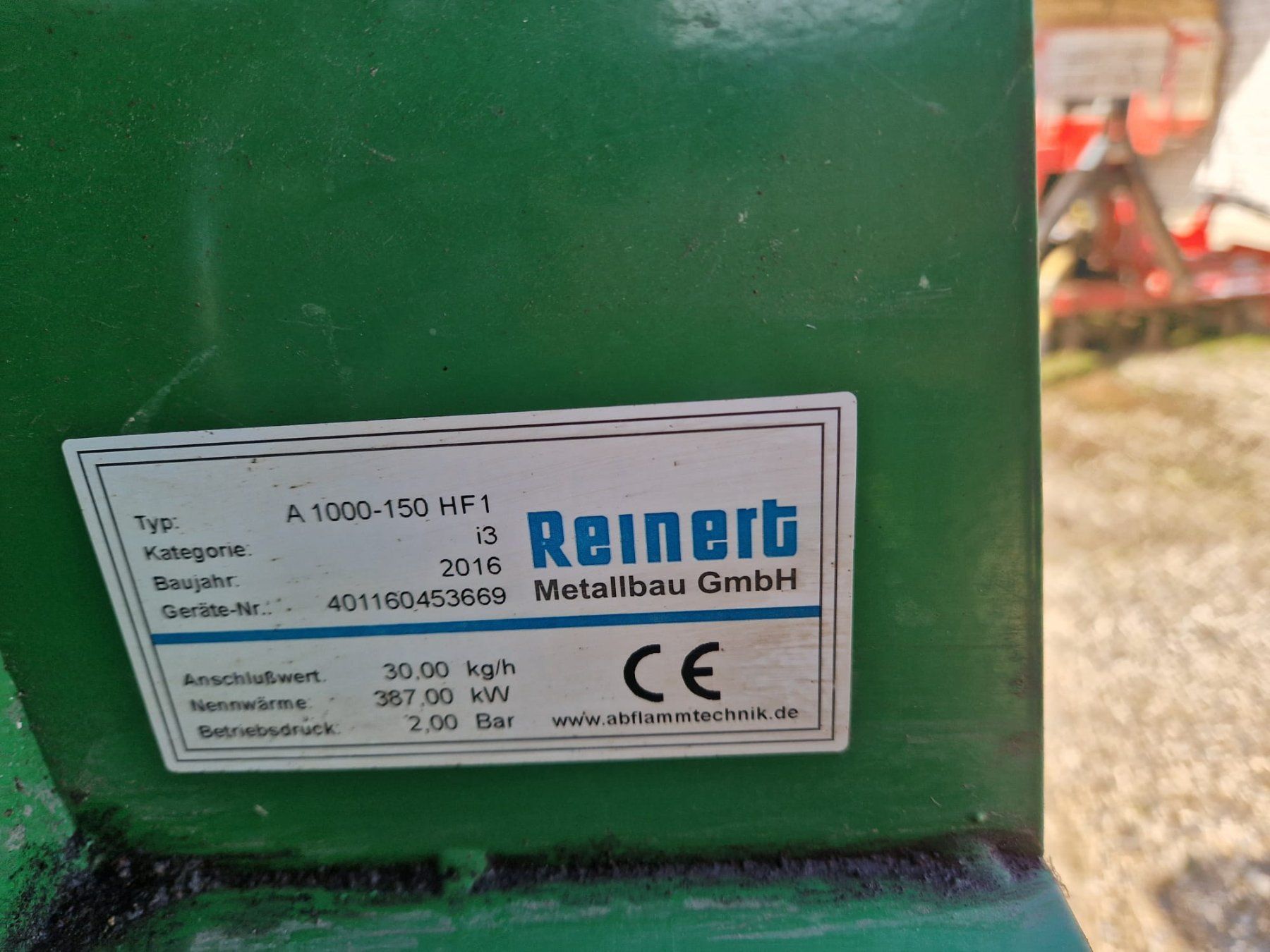 Tutte le macchine: abflammen maschine unkraut für traktor – Usato da Epsach venduto da Damianos1200 1