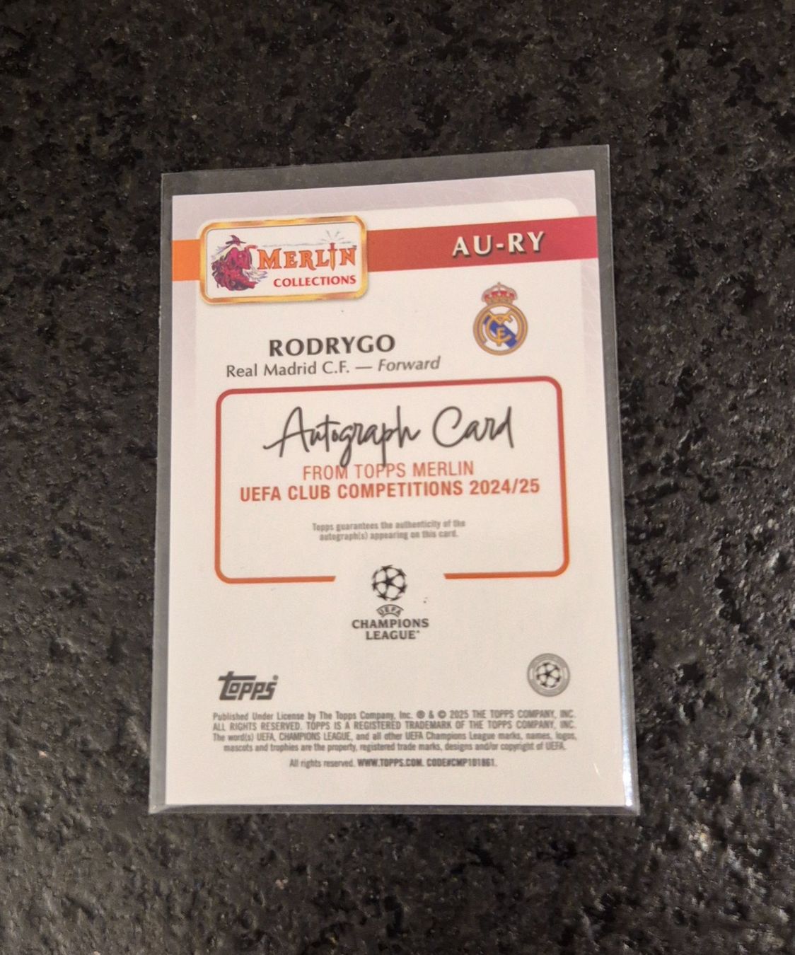 Topps Carte collezionabili: Rodrygo /25 Autogramm - Real Madrid - Topps – Nuovo (secondo la descrizione) da Burg AG venduto da Danoe 1