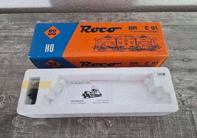 Roco Modellini di ferrovie: Roco Leerkarton OVP 04139B für DB E-Lok Br 91 oder ähnlich – Usato da Dielsdorf venduto da SHOES_BY_SYLVI 3