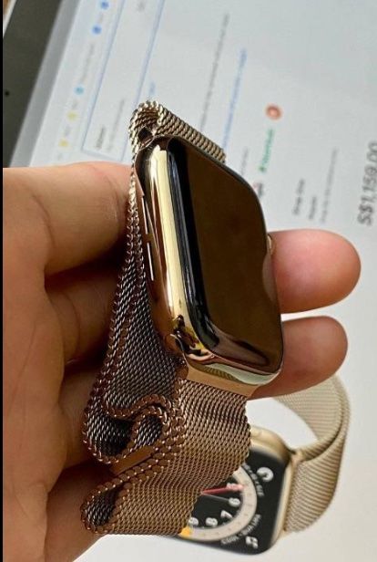 Apple Watch Series 6 Stainless Steel Gold Cellular 40mm Kaufen Auf Ricardo 5386