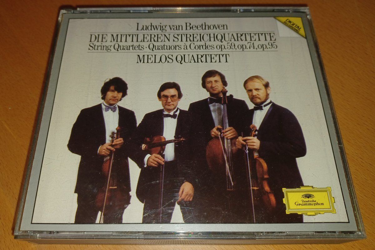 CD: CD L.v. Beethoven 'Die mittleren Streichquartette' – Nuovo e nell'imballaggio originale da Linthal venduto da Luther