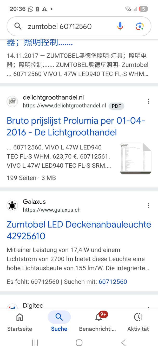 Kronleuchter & Deckenlampen: Spot 230volt,warmes Licht LED – Gebraucht aus Bischofszell von Haetti0 9