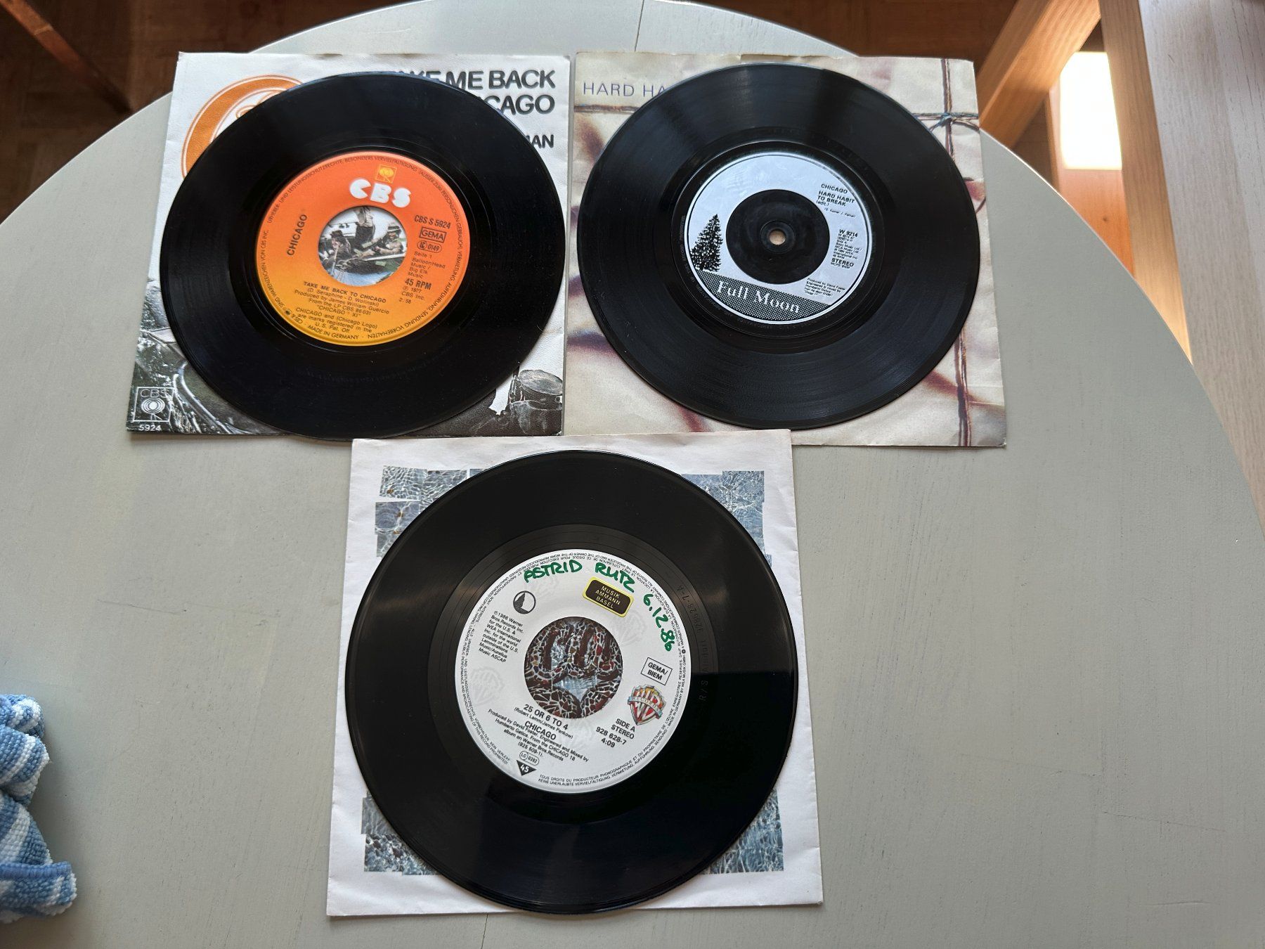 Schallplatten: CHICAGO tolle rare Singles Kult 70's differnd Top – Gebraucht aus Basel von Partridge 2