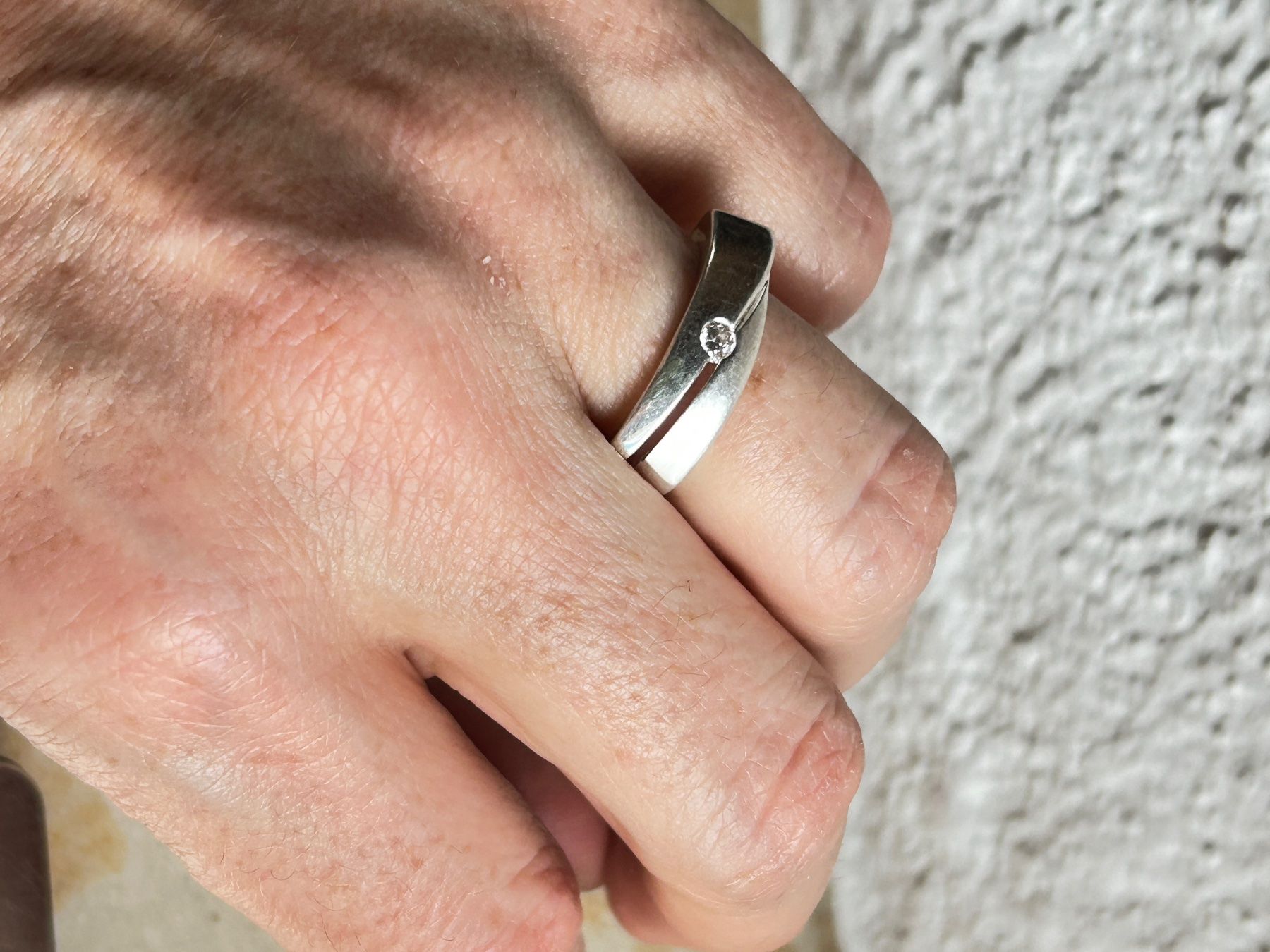 Bagues: Silber Ring mit Zirkonia "CLASSICO" – D'occasion à Laufen par Bellebellezza 6