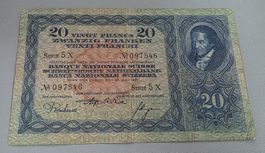 Suisse 20 Fr. 21.07.1931 Serie 5 X