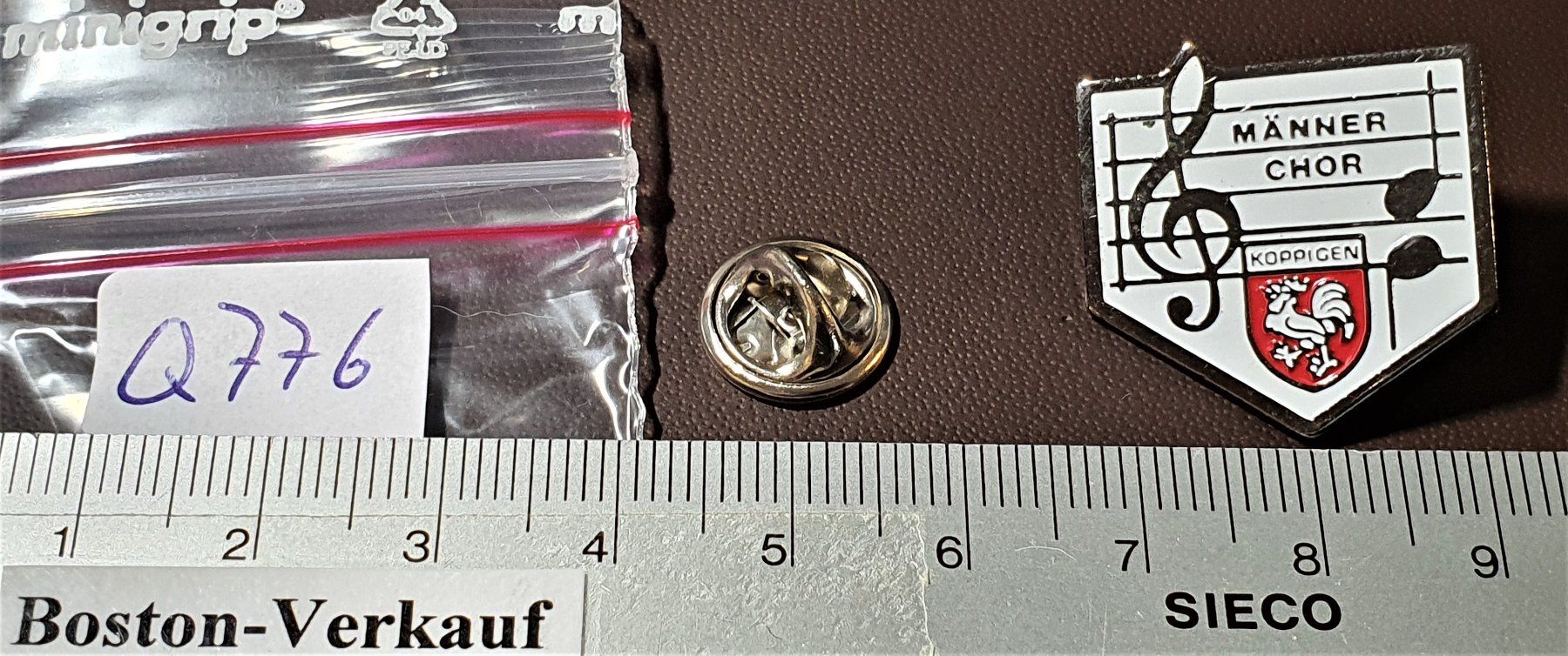 Placchette & Badge: Q776 - Pin Männer Chor Koppigen – Usato da Reinach BL venduto da Boston-Verkauf 1