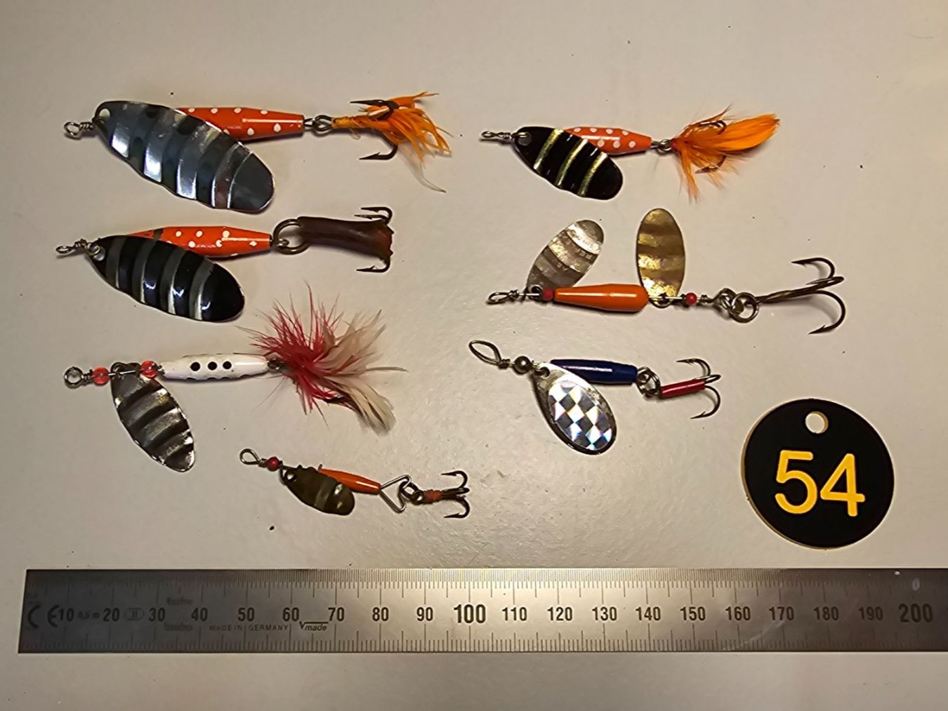 Abu Garcia Esche: Köder Spinner Löffeli 7er Set Abu Garcia Reflex usw. – Usato da Abtwil SG venduto da Fischerei_Artikel