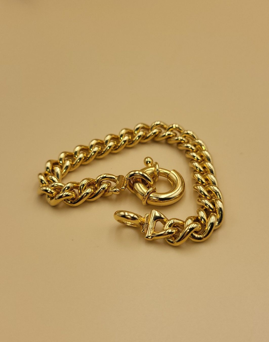 Bracciali & Braccialetti: Elegantes Goldige Massiv Armband – Usato da Wald ZH venduto da SwissPawnshop 6