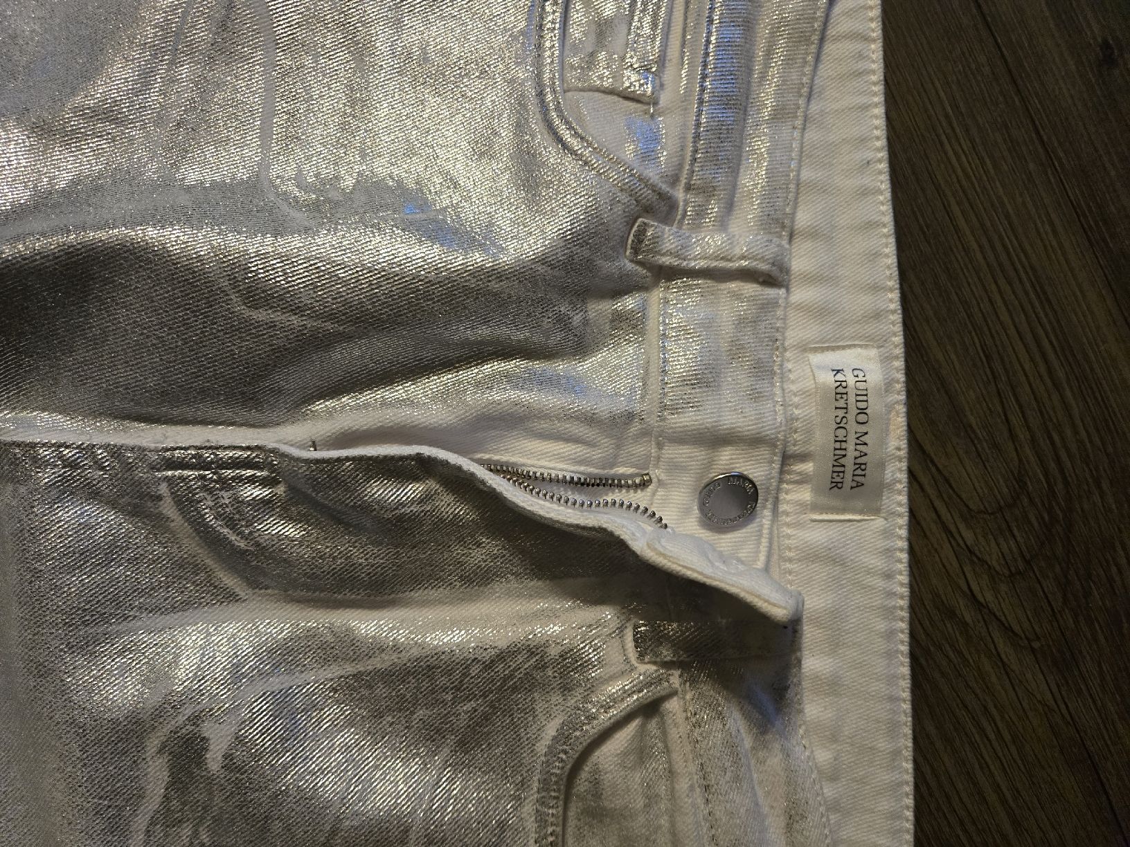 Jeans: Silberne Jeans Hose – Usato da St. Niklaus VS venduto da BrittaR 1