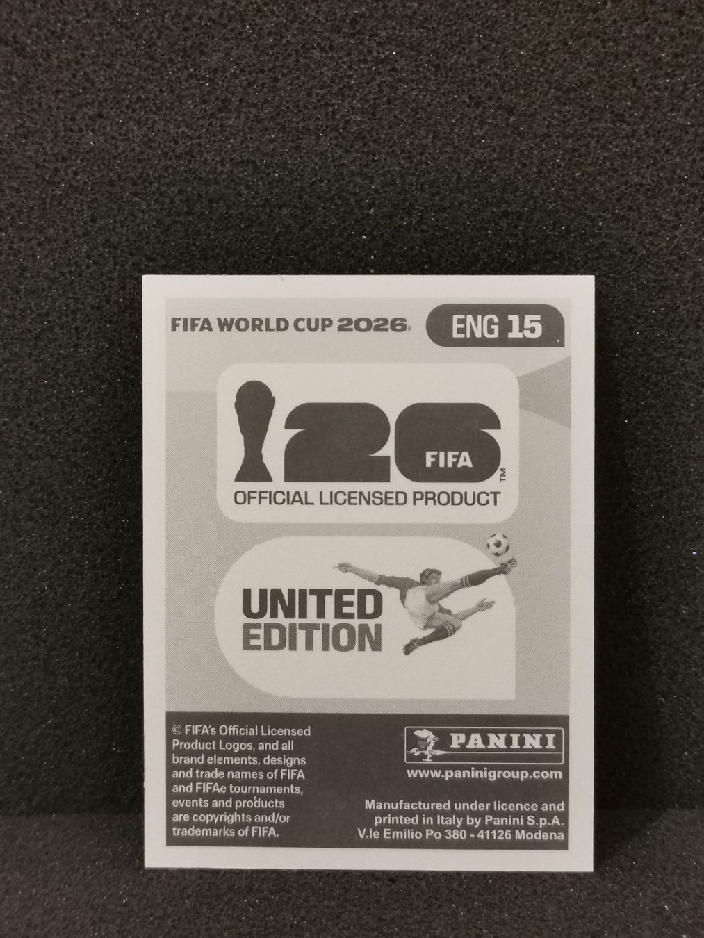 Panini Carte collezionabili: Panini Wm 2026 Sticker :Anthony Gordon Eng 15 – Usato da Einsiedeln venduto da sza_588x 1
