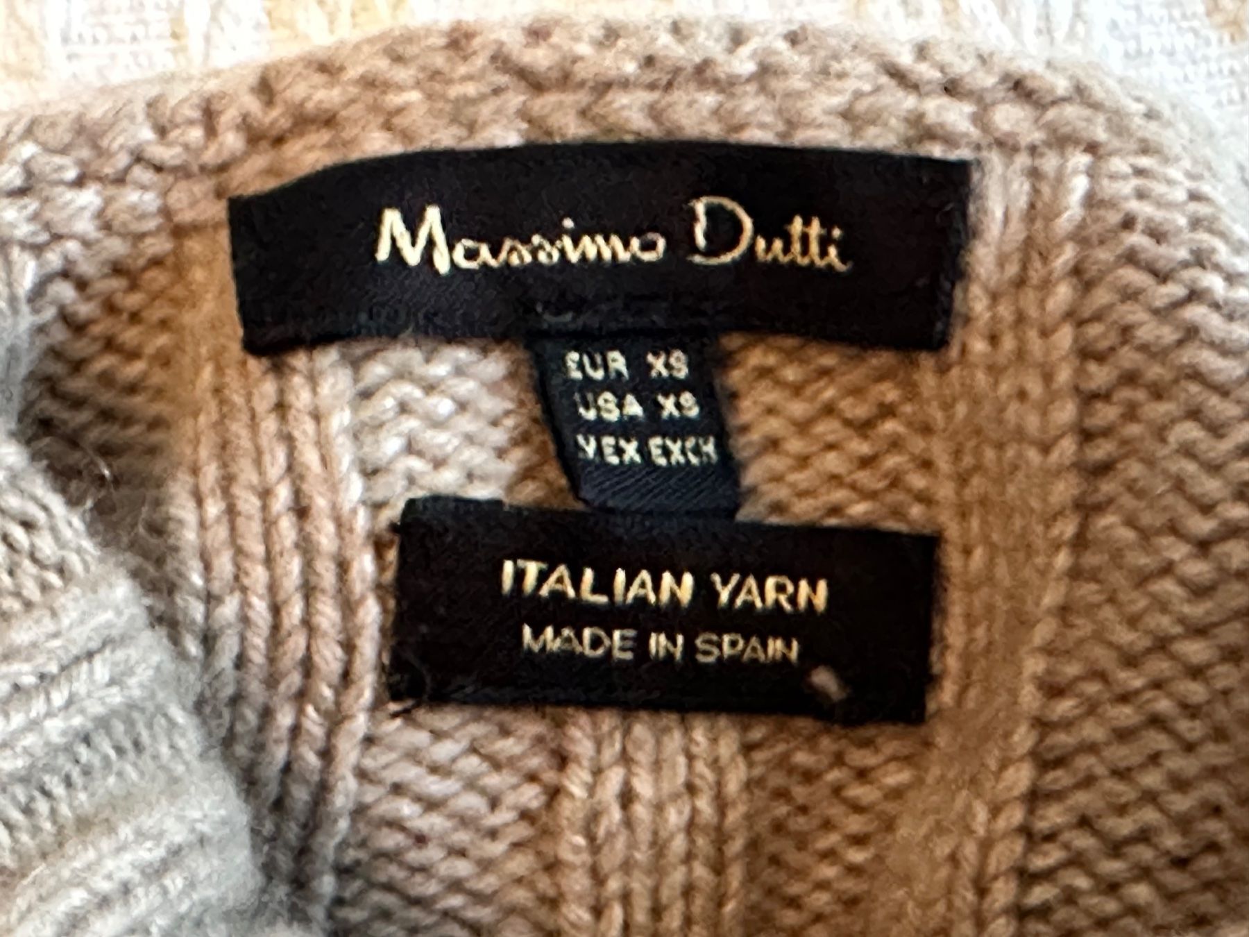 Massimo Dutti Pullover & Sweatshirts: Damen Strickpullover Massimo Dutti beige – Gebraucht aus Bülach von Jubet 5