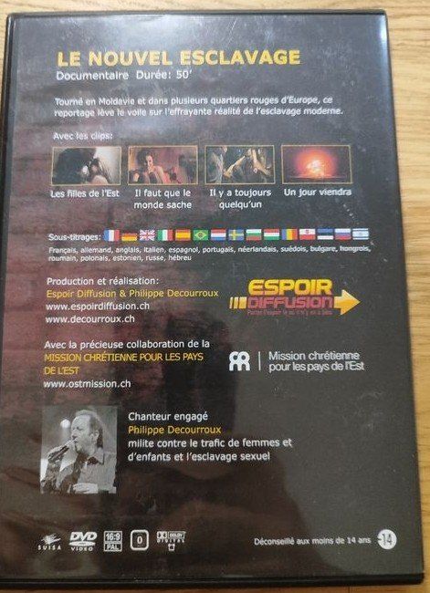 Tutti i DVDs: DVD Le nouvel esclavage Decourroux – Usato da Heimberg venduto da Rockenrol 1