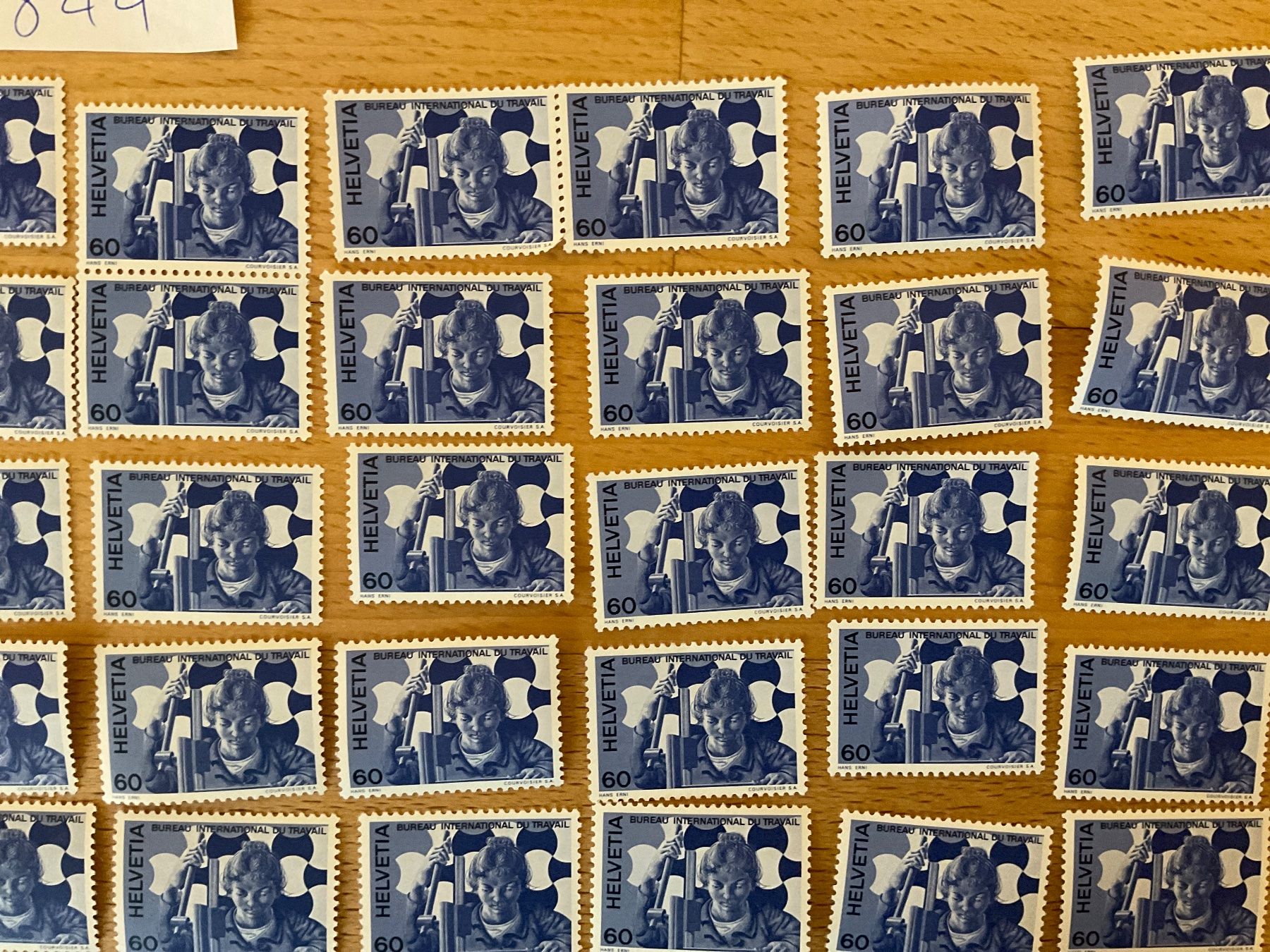Tutti i francobolli: 60Fr Ämter Frankaturware ungestempelt postfrisch Sammlung – Nuovo (secondo la descrizione) da Wil SG venduto da Chefsugus 2