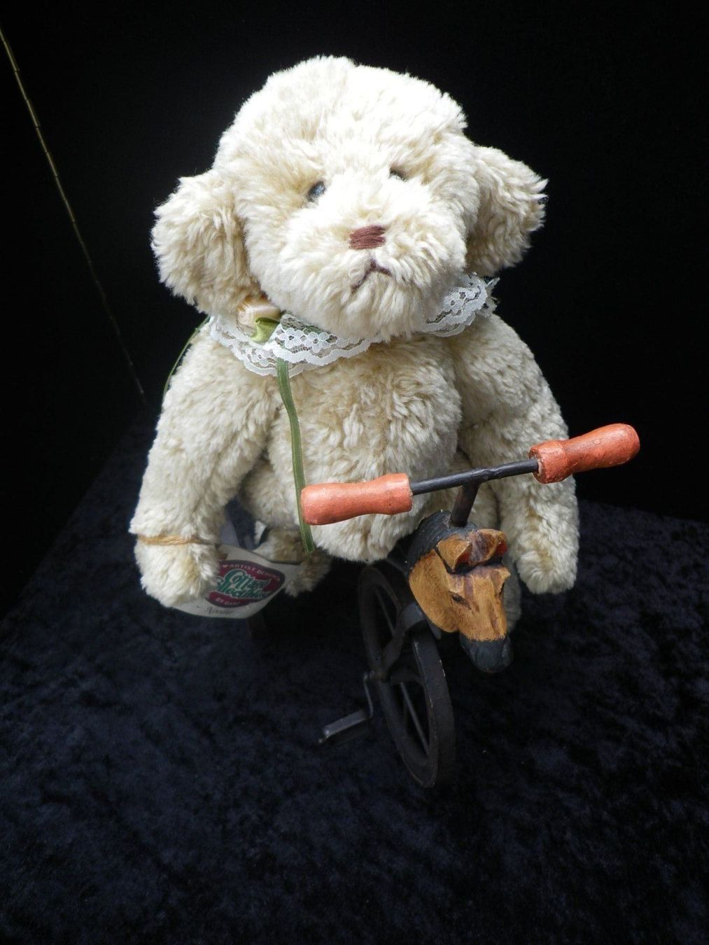 Statuette: Teddy auf Dreirad mit Pferdekopf – Usato da Reinach BL venduto da Annodomini 3