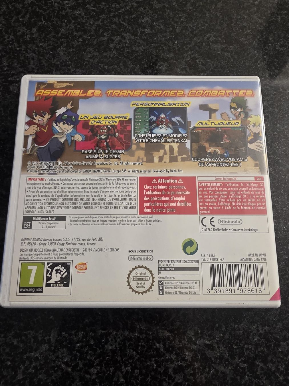 Giochi: Tenkai Knights Nintendo 3DS – Usato da Chavornay venduto da Crash37 1