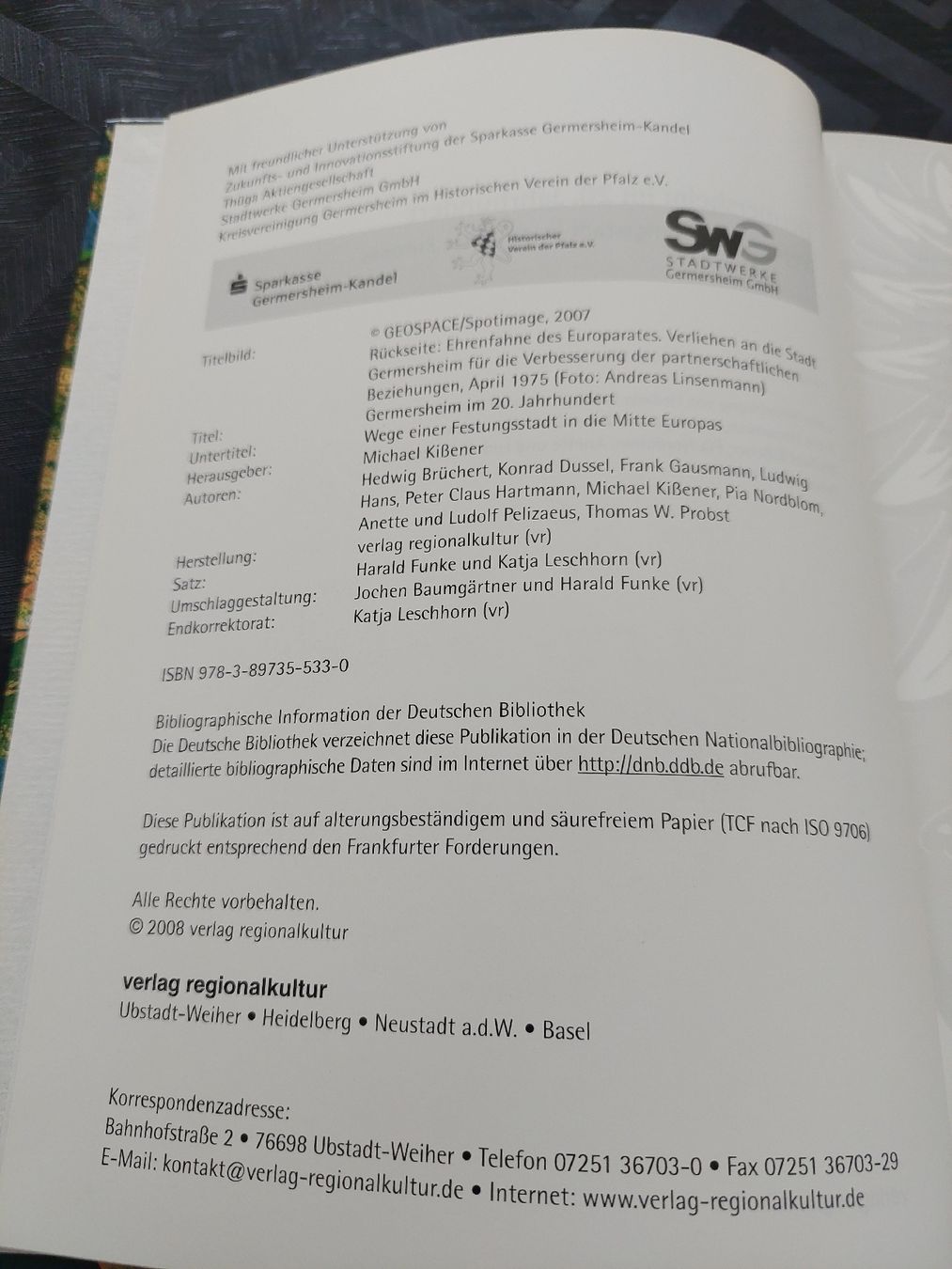 Libri: Germersheim Im 20. Jahrhundert – Usato da Zetzwil venduto da lanst08 2