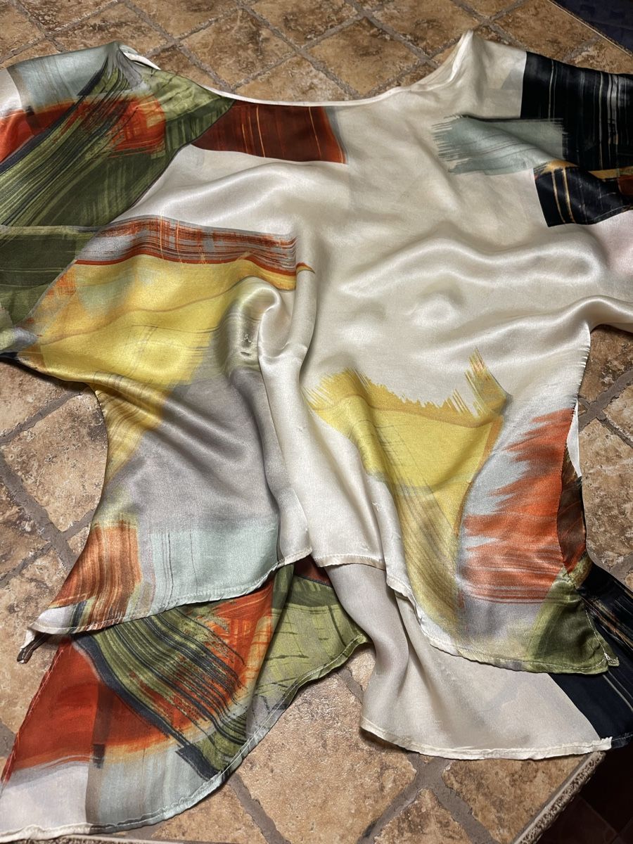Camicette: Camicia seta multicolore design unico e leggera – Nuovo (secondo la descrizione) da Gordevio venduto da LanaZimm 6
