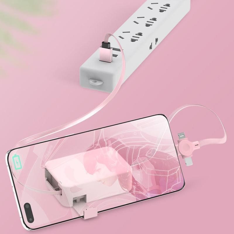 Kabel: Drei in einer Ladekabelrolle USB C, A, L – Neu und originalverpackt aus Winterthur von Pcline1 5