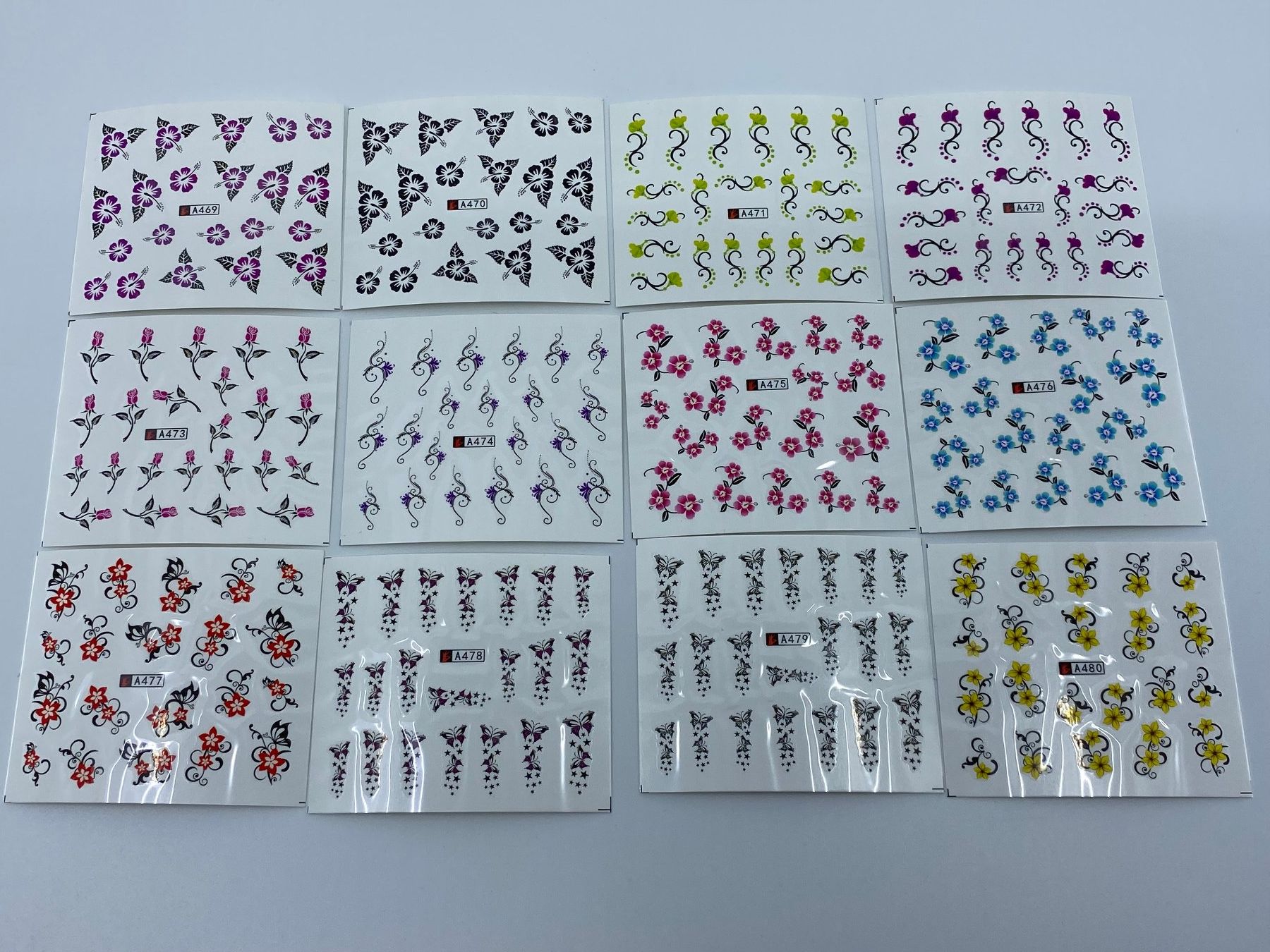 Sticker: 12 Bögen mit Wassertransfer Aufkleber No 8 – Nuovo (secondo la descrizione) da Langwiesen venduto da rtWebshop