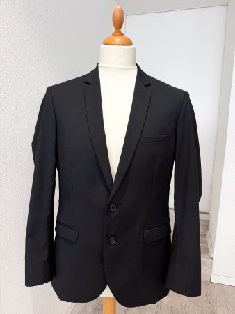 Globus Studio Sakko Gr. 50 Schwarz Slim Elegant Business