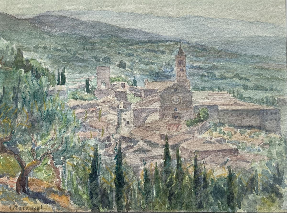 Dipinti: Torcapel aquarelle Assise – Usato da Biel/Bienne venduto da Galaq 5