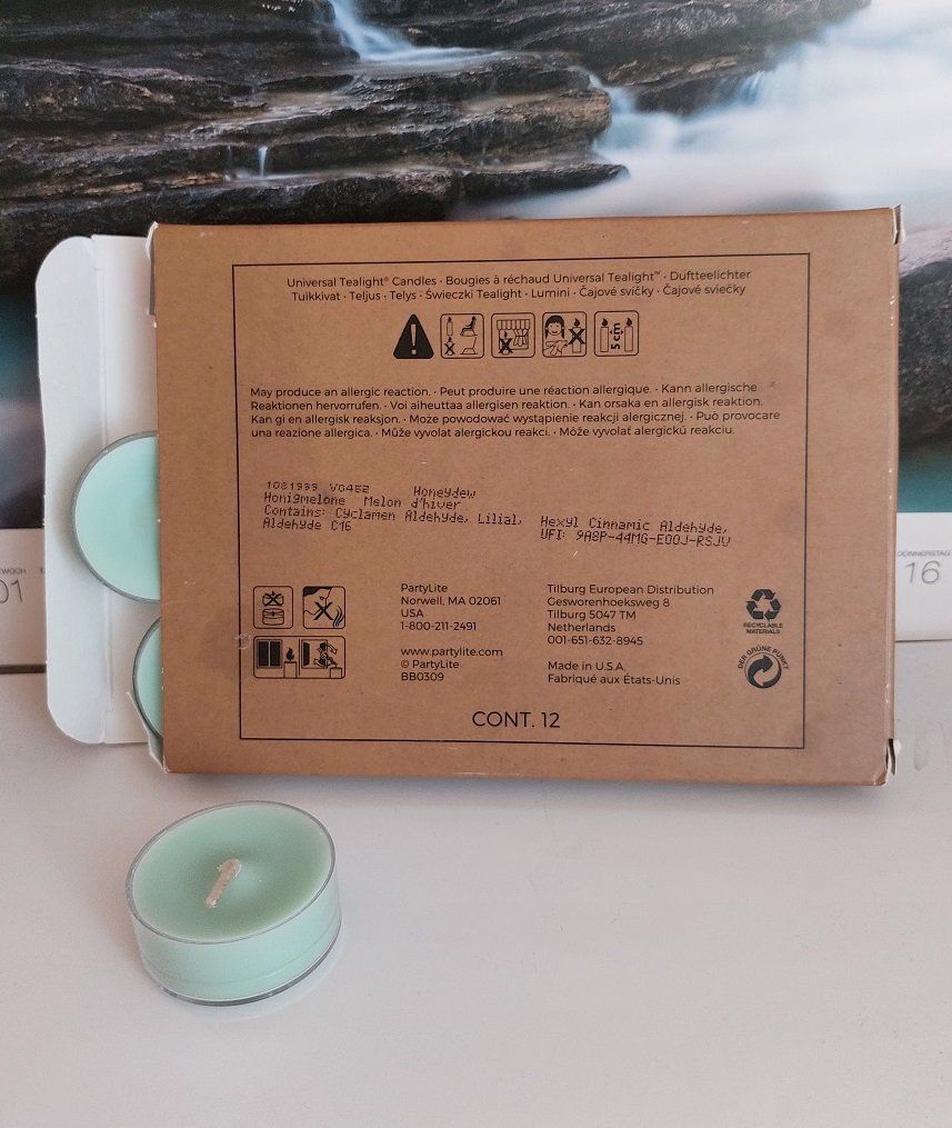 Partylite Kerzen: 12 Teelichter Honigmelone – Neu und originalverpackt aus Frauenkappelen von Sunneschy00