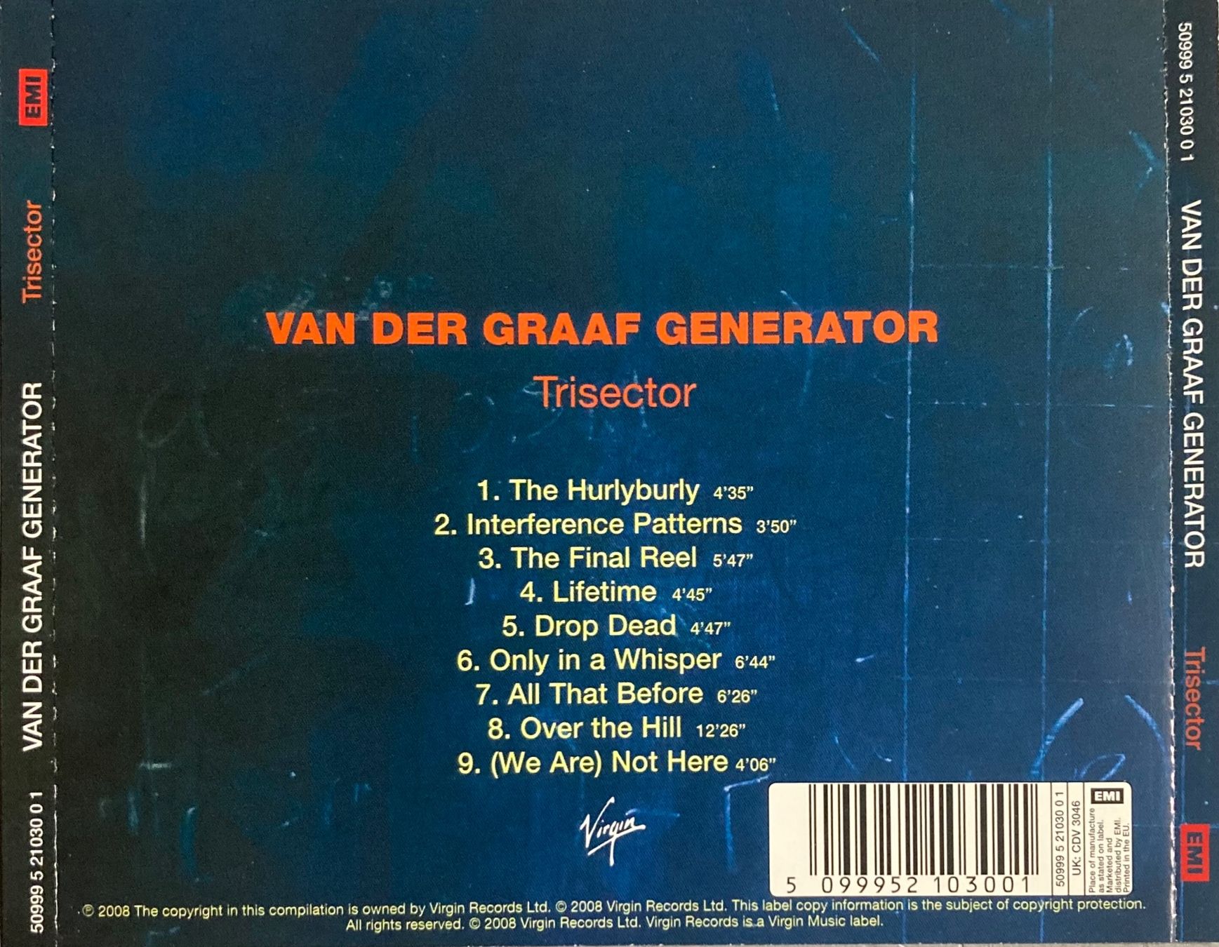 CD: VAN DER GRAAF GENERATOR - TRISECTOR – Usato da Poliez-Pittet venduto da Newtown-Records 1