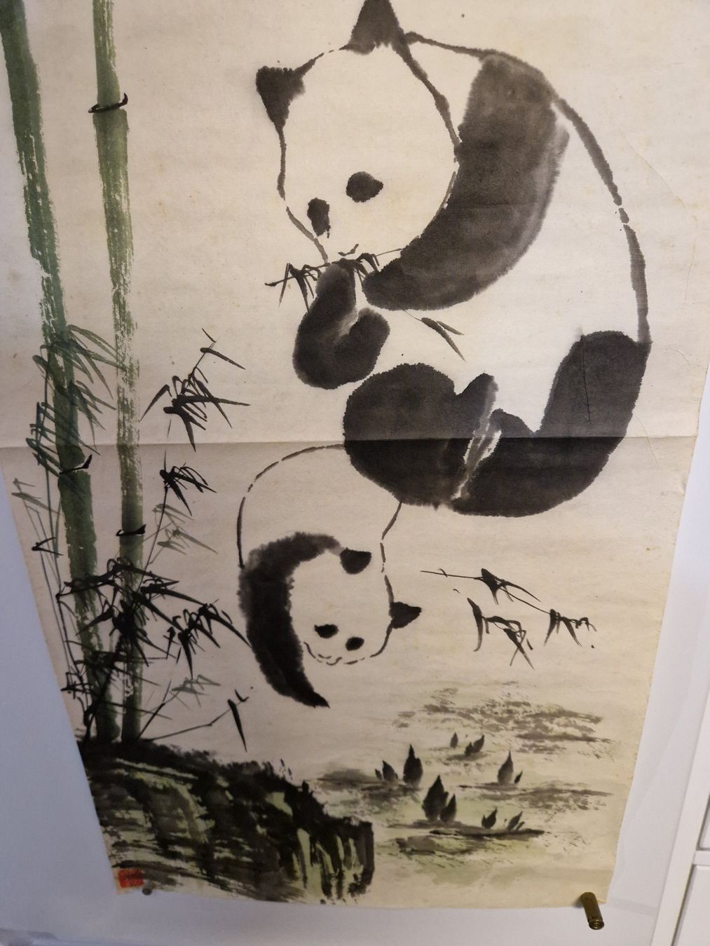 Tableaux: Rollbild Pandas China Signiert – D'occasion à Seedorf BE par Stibutz