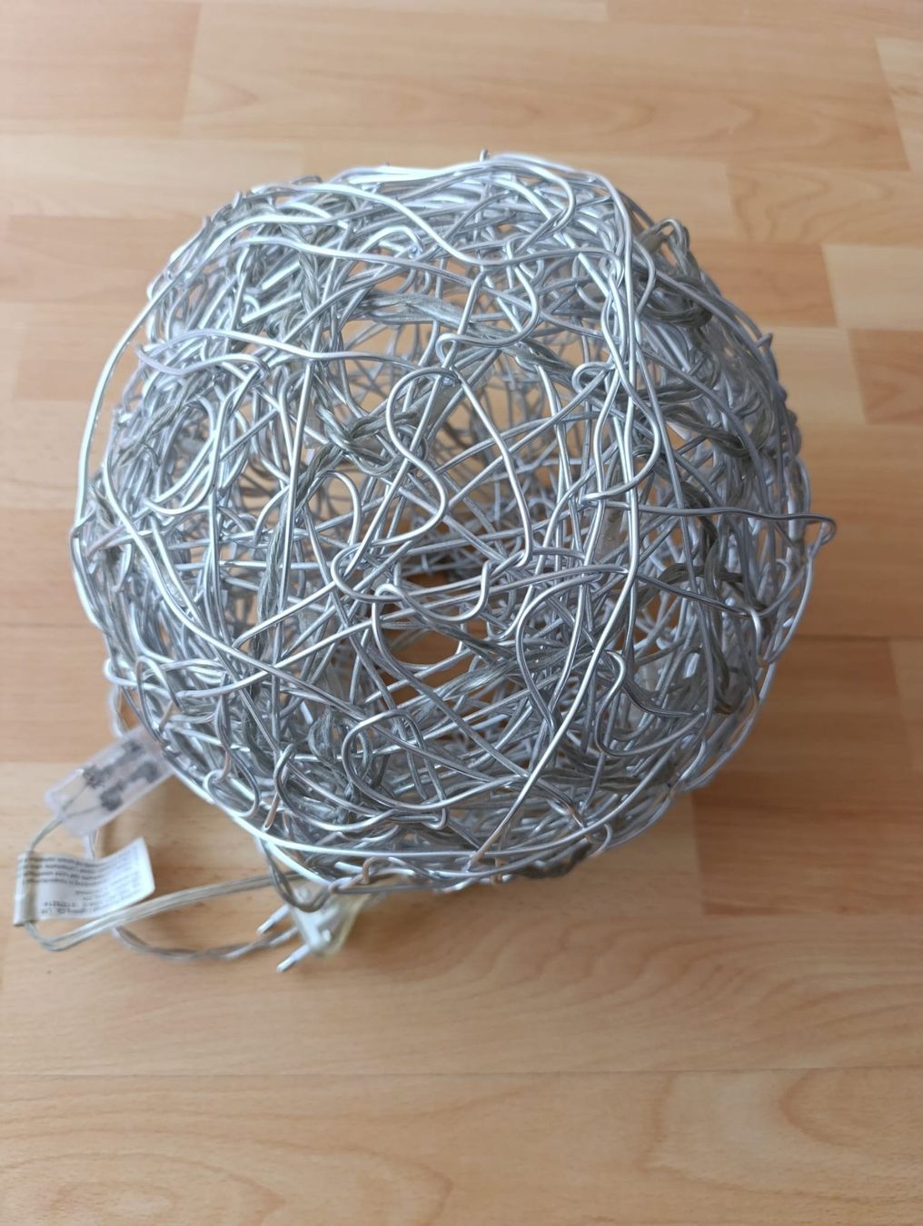 Lampade: handgemachte Drahtlampe mit Lichterkette – Usato da Wohlen venduto da saro08 2
