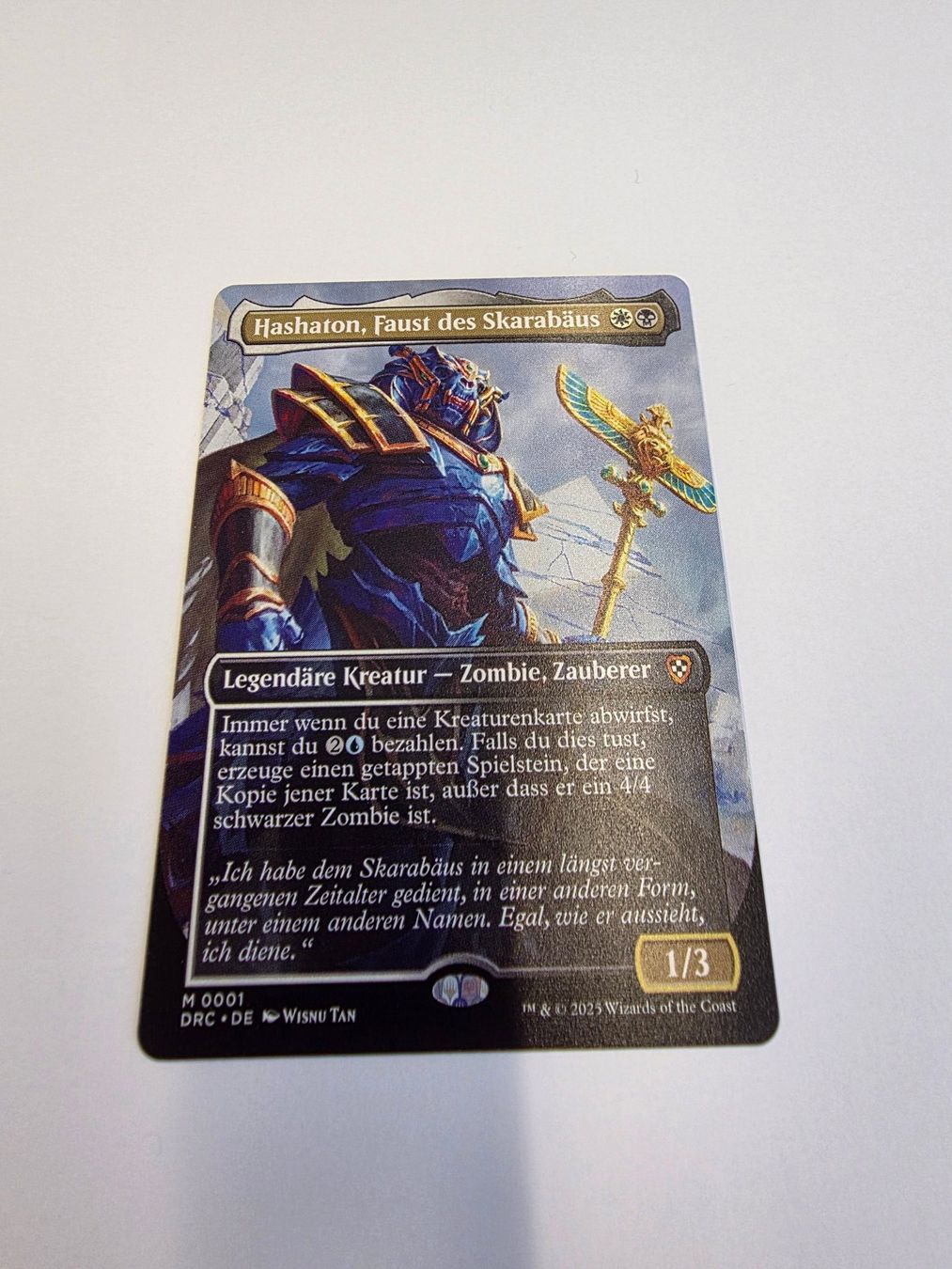 Magic The Gathering Cartes à collectionner: MTG -Commander: Ätherdrift (DRC)- Karte: Hashaton – Neuf (Voir description) à Mörigen par Gadgeteer 1