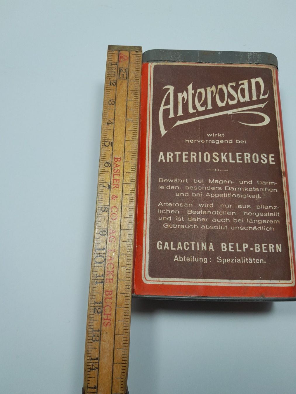 Barattoli: Vintage Blechdose - Arterosan  - Galactina Belp-Bern – Usato da Männedorf venduto da Bel-view 6