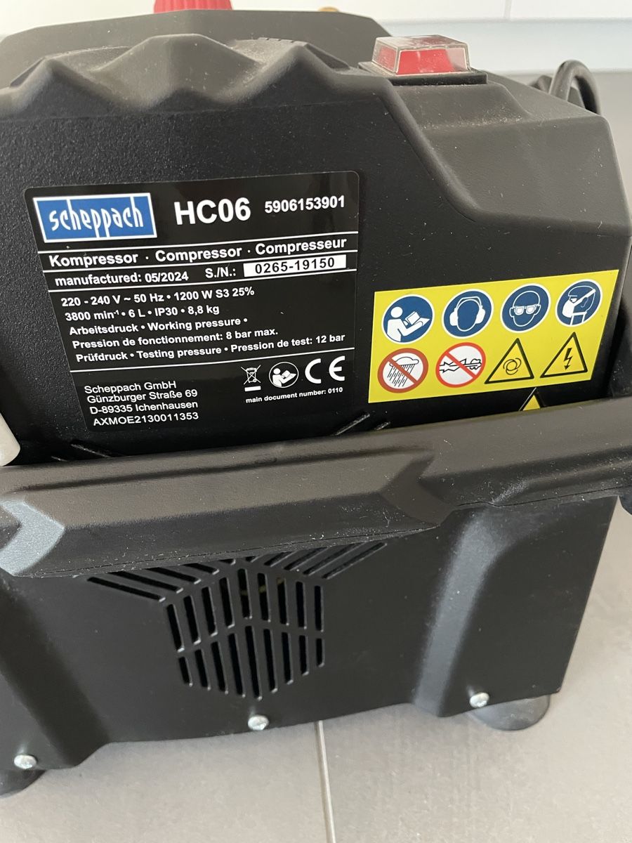 Scheppach Compresseurs: Scheppach Kompressor HC06 – D'occasion à Hünenberg par 4everbl 1