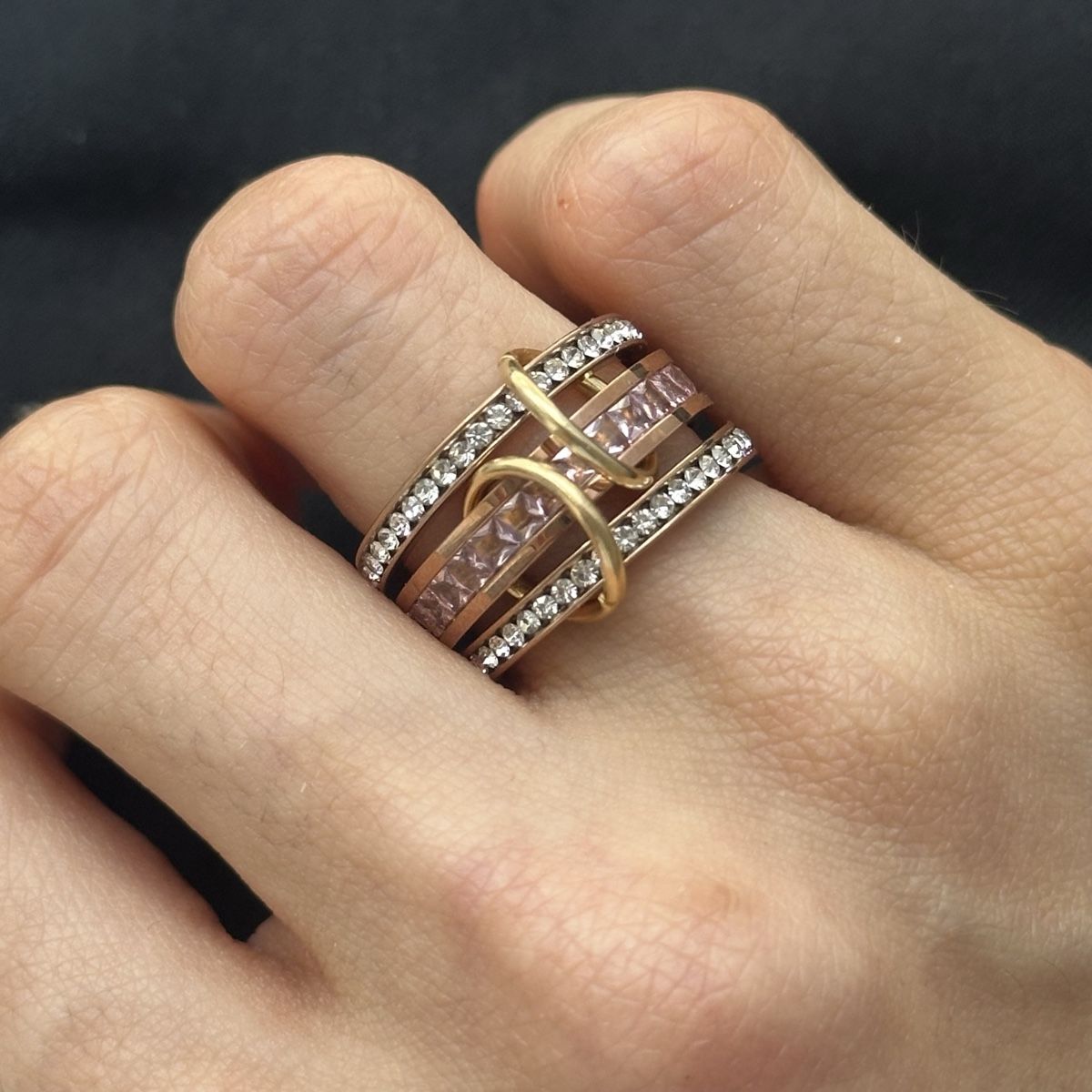 Anelli: Rosa Goldene Dreifachring  – Nuovo (secondo la descrizione) da Givisiez venduto da dor_xb9k