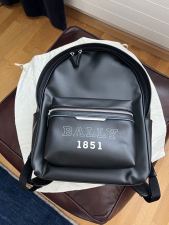 BALLY Herrenrucksack schwarz neuwertig