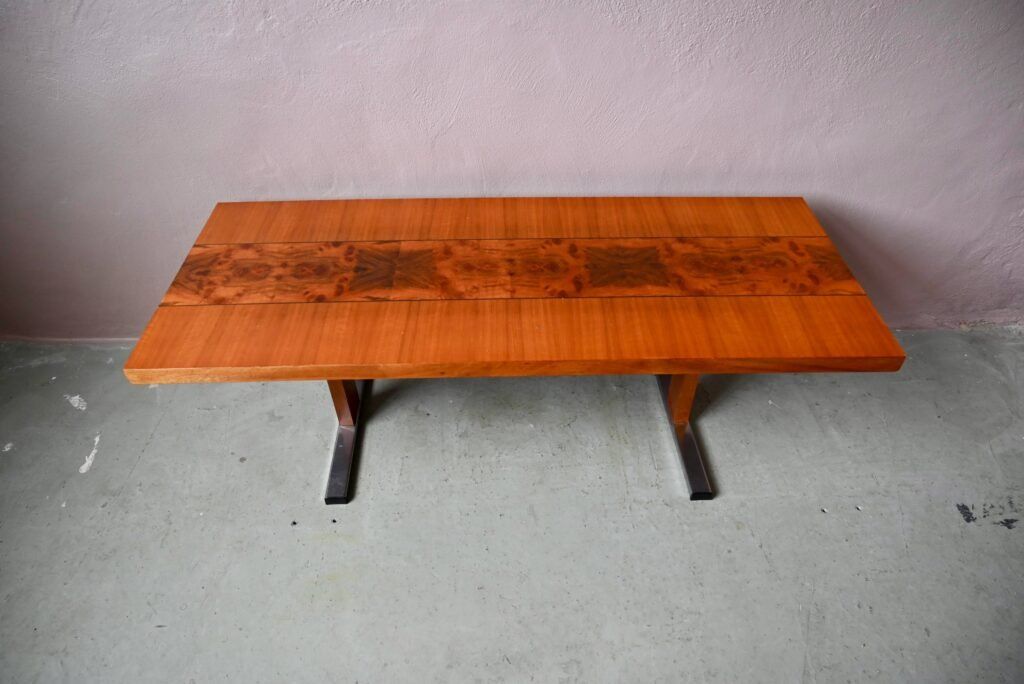 Tische: Table basse rectangulaire monte et baisse vintage scandinave – Gebraucht aus COLMAR von Sophiebellelurette 2