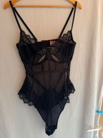 HUNKEMÖLLER, String-Body, Grösse 85D, Farbe Schwarz