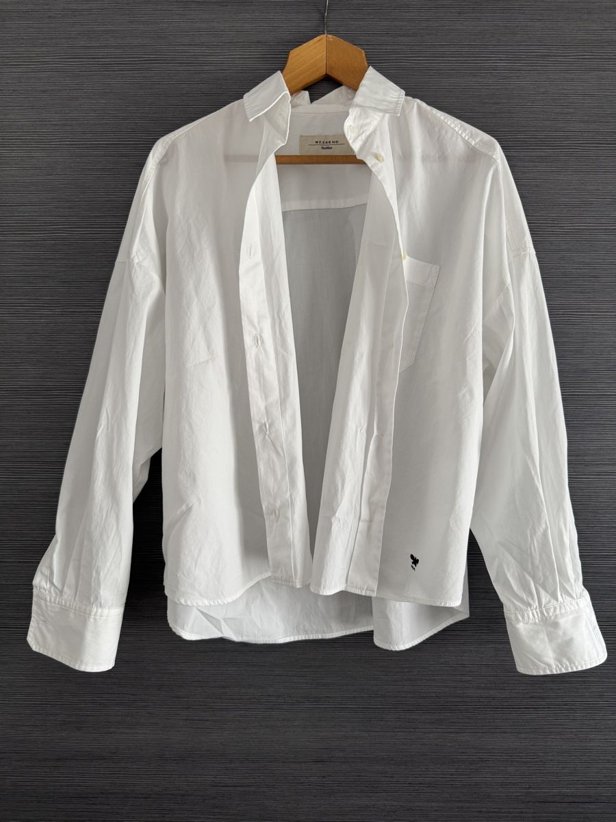 Max Mara Blusen: Weekend MaxMara Hemd in weiss in der Gr. 40 – Gebraucht aus Grenchen von servet.t 3