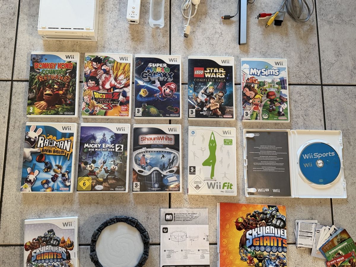 Nintendo Console: Grosses Nintendo Wii Set mit Spielen – Usato da Kaiseraugst venduto da 420n 1
