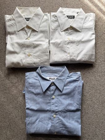 Set mit 3 PKZ Kurzarm Hemden, Herren, alle mit Gr. 39