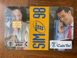 Telefonkarte Spanien.SIM 98