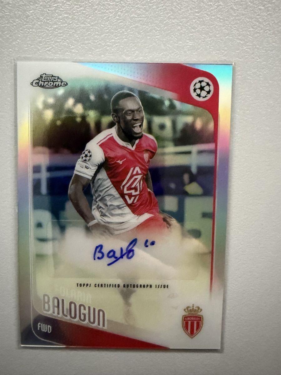 Topps Cartes à collectionner: Folarin Balogun - TOPPS Chrome Autograph – Neuf (Voir description) à Luzern par Ch144