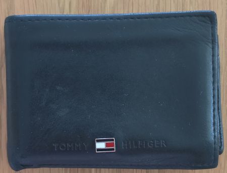 Tommy Hilfiger Geldbörse Leder Schwarz F/S