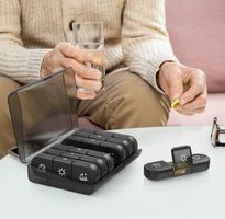 Tragbare Tablettenbox mit großen separaten Fächern