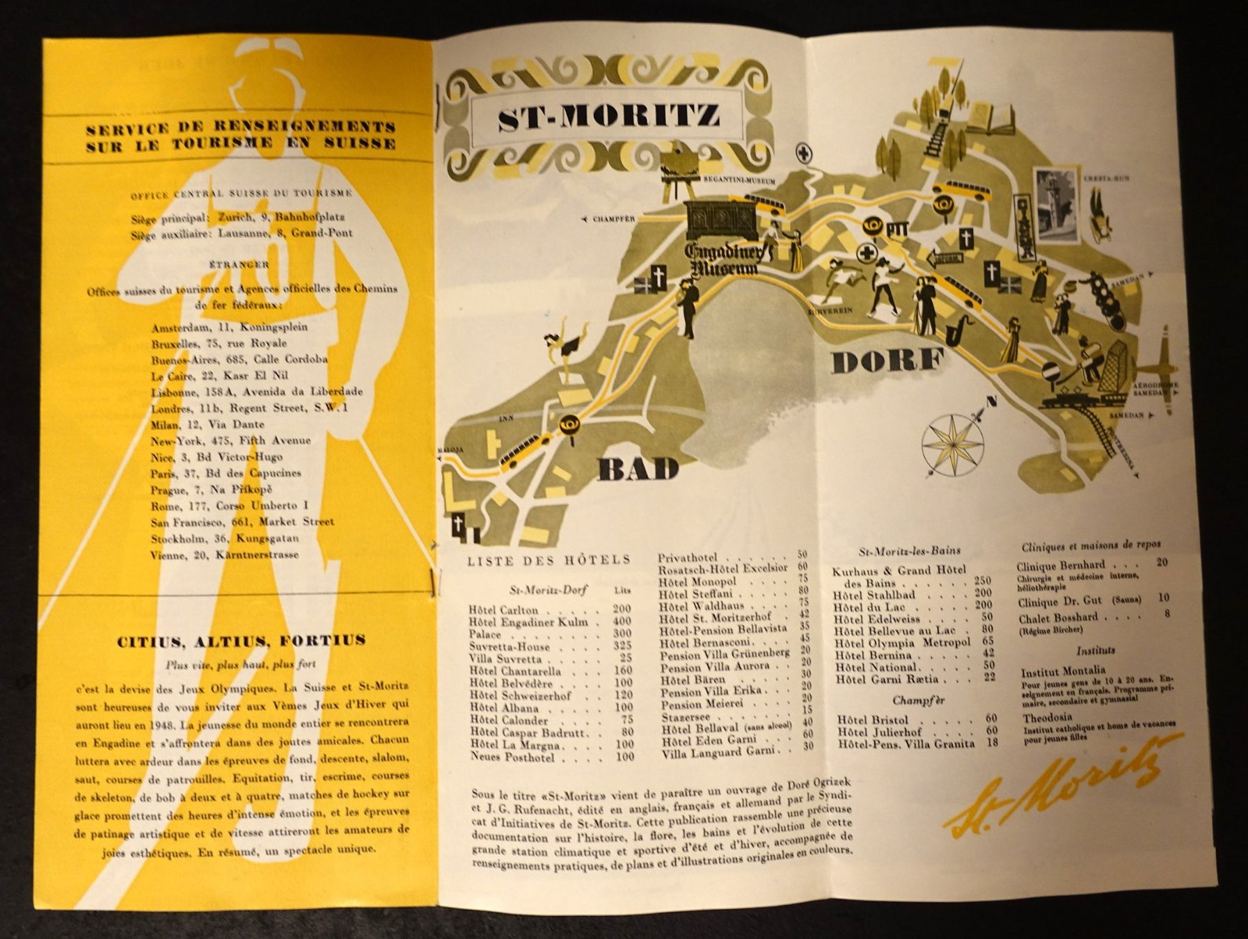 Documenti: Olympische Winterspiele 1948 St. Moritz -originaler Prospekt – Usato da Neuchâtel venduto da p_b_vdv7 1