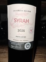 Syrah La Croix du Pin pays d'oc 2025