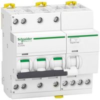 Disjoncteur différentiel SE Clario iC40 3LN 13A 30mA (C) 6kA