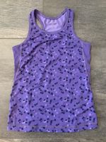 H&M Sport Top Lila Punkte Gr. 122/128