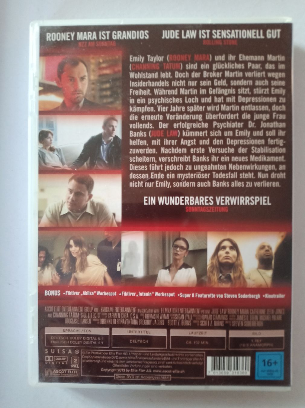 Tutti i DVDs: Side Effects DVD - Spannender Psychothriller – Usato da Tann venduto da Veebee6 1