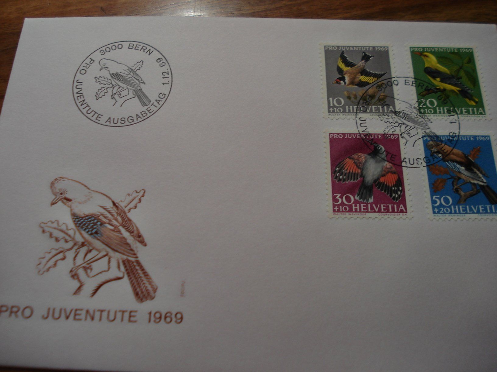 Tutti i francobolli: Set 1969, FDC 7 Belege – Usato da Niederwil AG venduto da morostahu 2